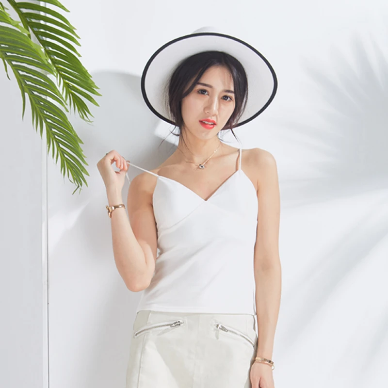 内搭美背内衣女夏季2024年文胸一体外穿抹胸吊带背心性感小众
