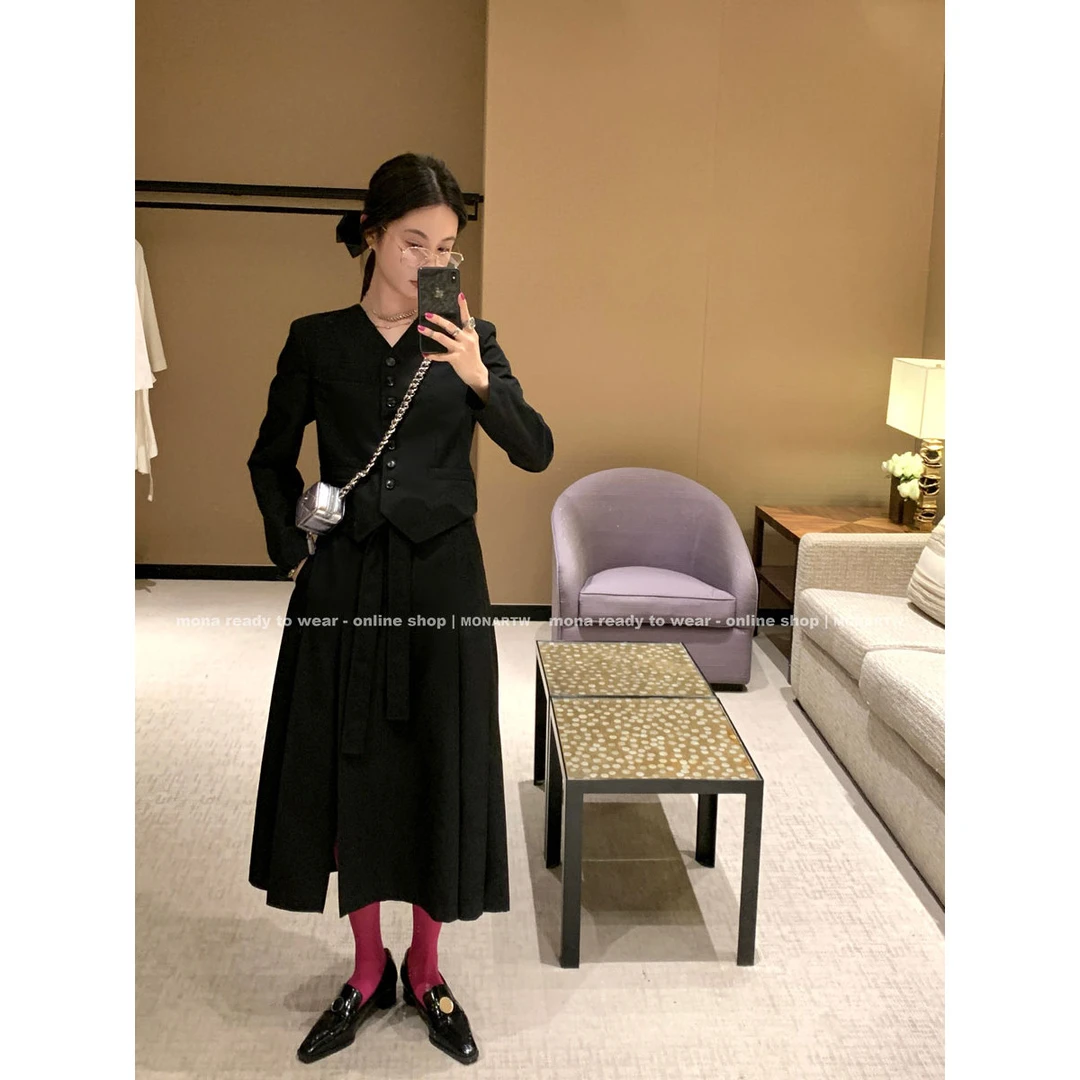 【MONA折扣款】MONA时尚小黑裙 OA151164连衣裙