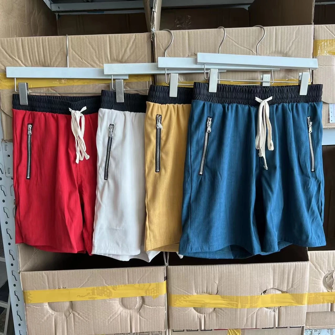 彩色8140弹力缎面情侣休闲短裤运动潮时尚百搭夏季男款舒适短裤