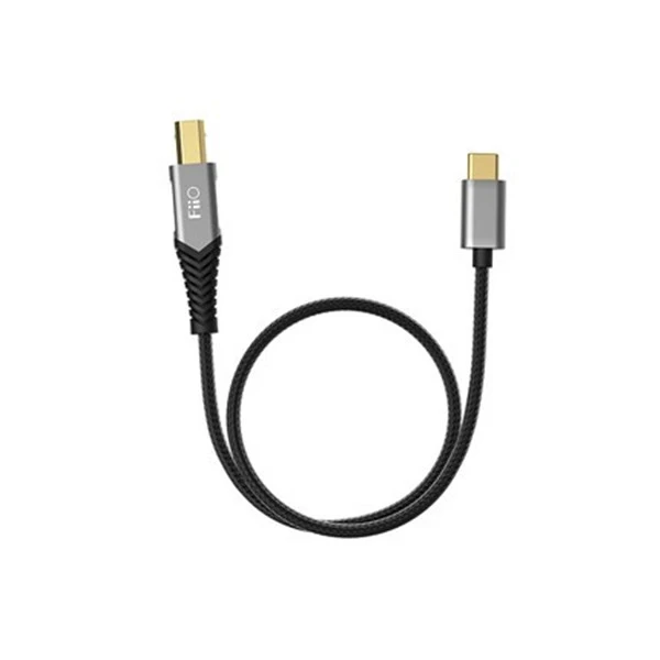 FiiO/飞傲LD-LT1/LD-TC1方口USB转安卓Type-C苹果Lightning转接线