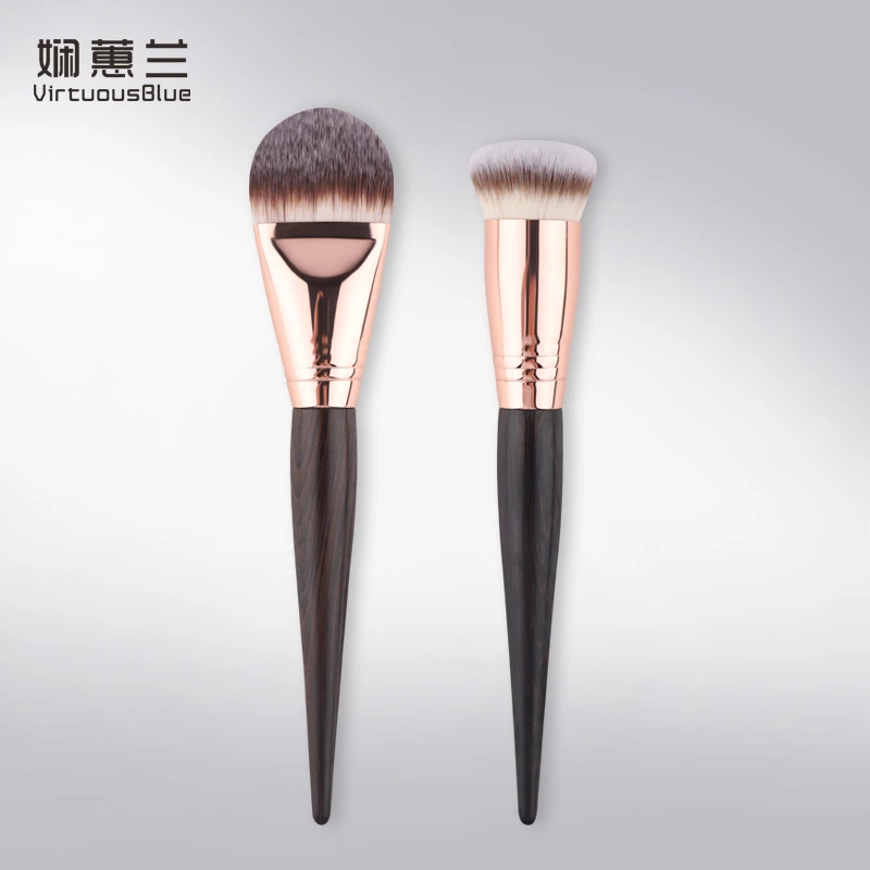 娴蕙兰粉底刷扁头圆头无痕柔软不吃粉不掉毛舌型轻薄底妆无暇粉底