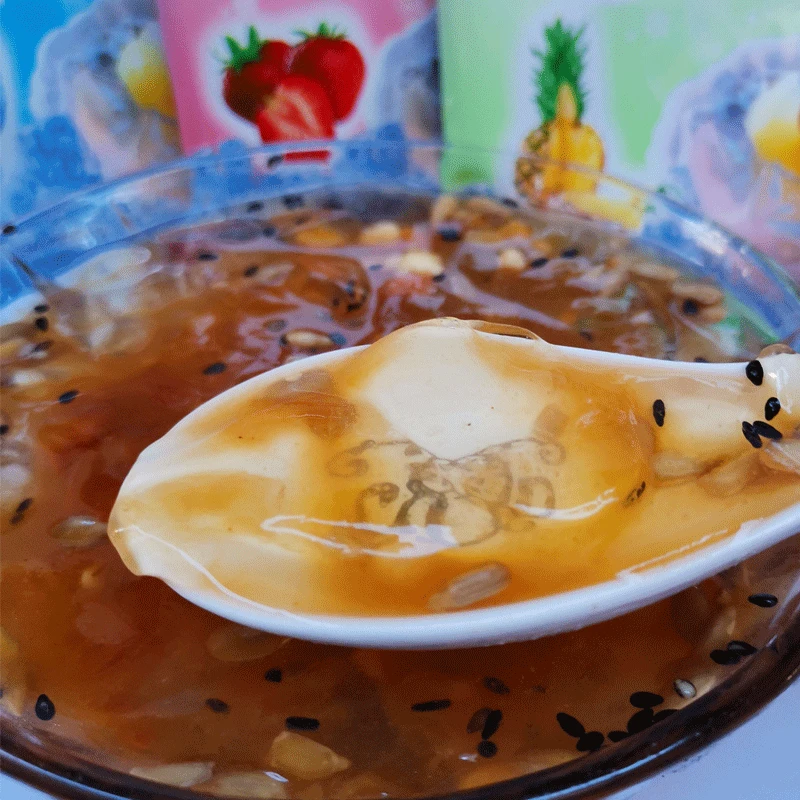 重庆冰粉粉原味四川冰凉粉专用粉家用红糖冰粉配料水果味摆摊商用