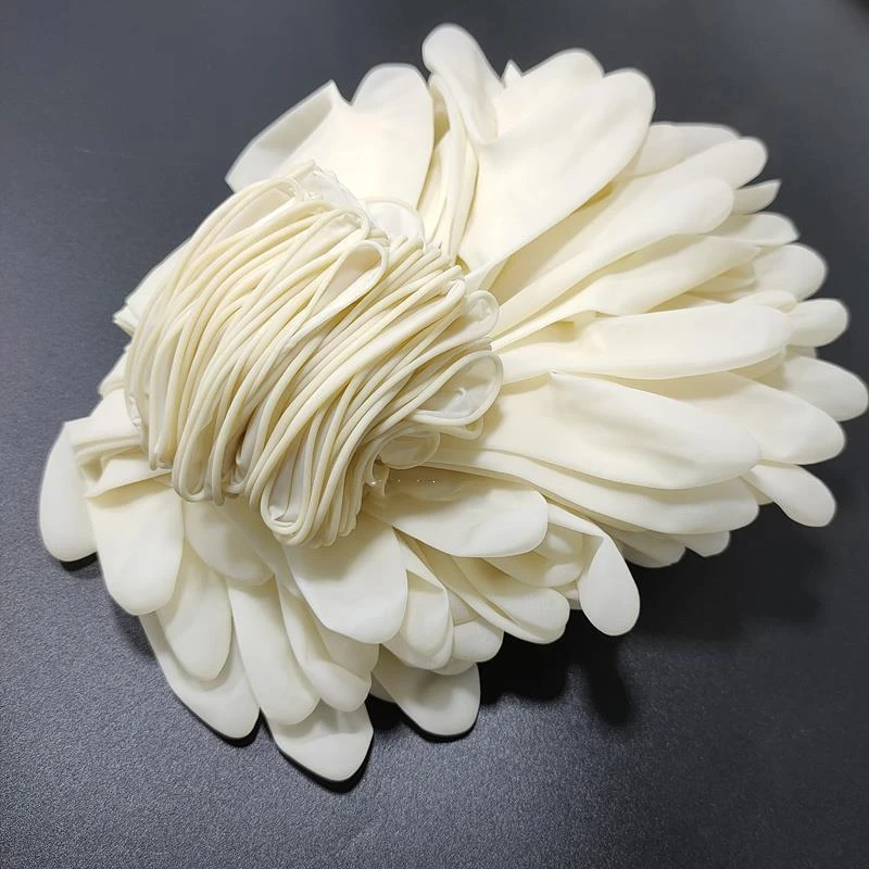 手套橡胶乳胶一次性防水防滑加厚耐磨食品级美容工作检查手套卫生