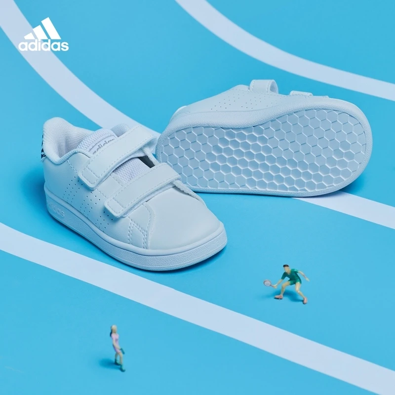 阿迪达斯官方儿童鞋男婴童运动学步鞋小白鞋  ADVANTAGE I GZ7629
