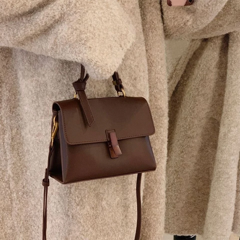 爆款女包休闲新款包包网红真皮女包高级秋冬单肩斜挎包女士手提包