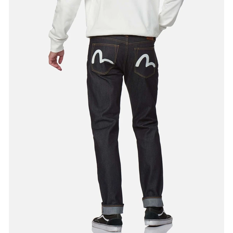 EVISU 米白小海鸥窄脚原色牛仔裤0ELBSM0JE21017CT