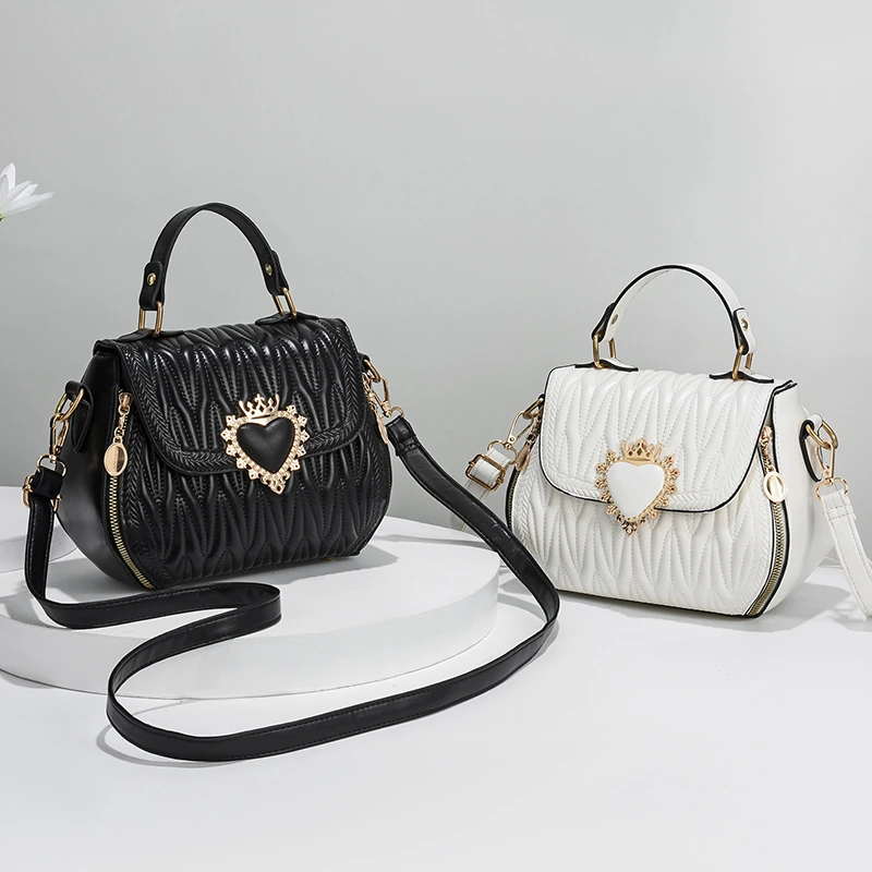 【】网红女士小包包春夏新款韩版ins菱格单肩斜跨包时尚小圆包百搭