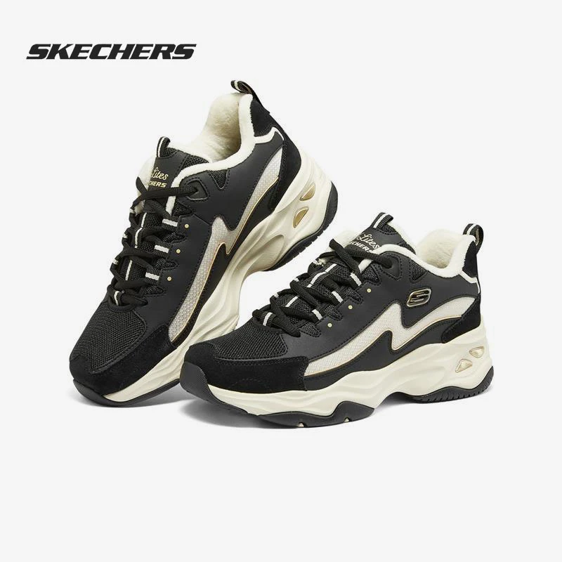 Skechers斯凯奇896044女鞋新款时尚舒适休闲加绒运动老爹鞋