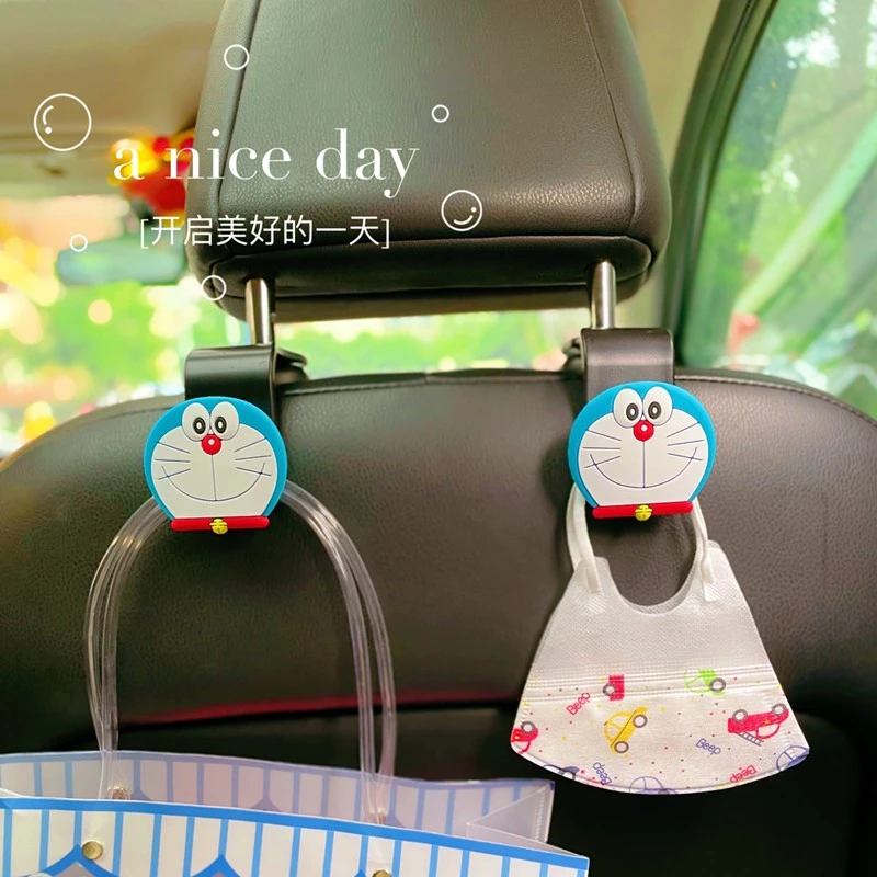 汽车挂钩椅背挂钩卡通可爱车内小挂钩后排座椅挂物多功能车载用品