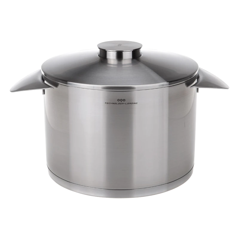 OQO/欧克欧易用22不锈钢小汤锅加厚家用燃气电磁炉蒸锅煲汤煮炖锅