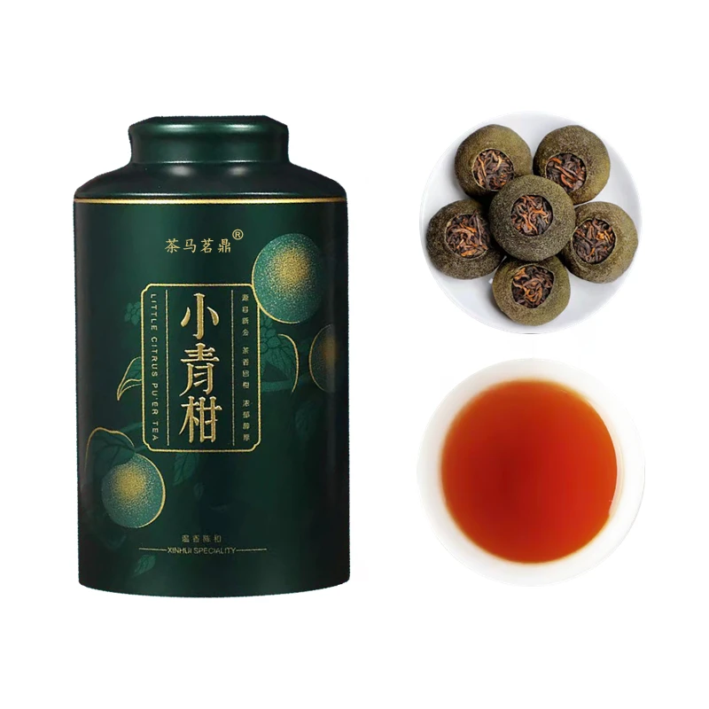 茶马茗鼎新会古法小青柑皮普洱茶250g/罐