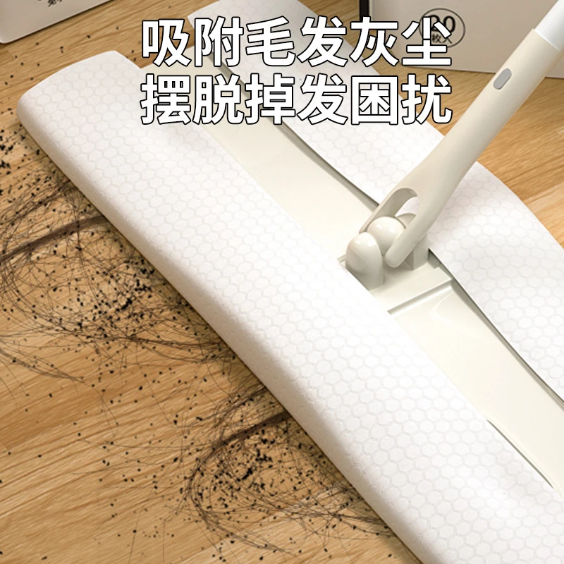 静电除尘纸拖把 新款懒人一次性拖布平板拖地家用一拖净托地拖把