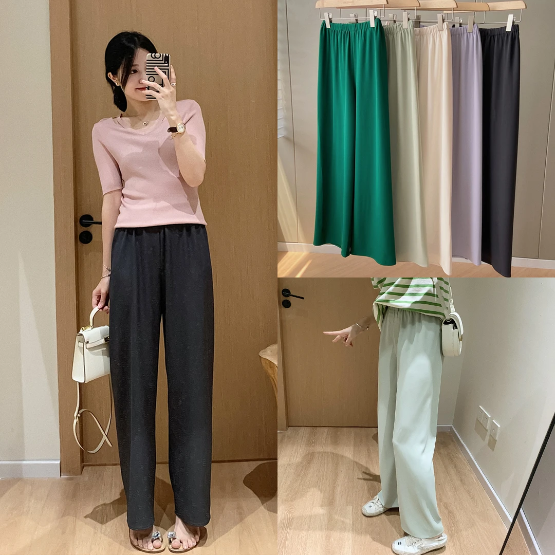 大叮自制 清仓！ 轻薄直筒凉凉裤 K1004