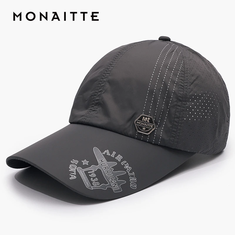 【高档鸭舌帽】蒙奈特帽子男夏季速干防晒时尚运动遮阳帽棒球帽女