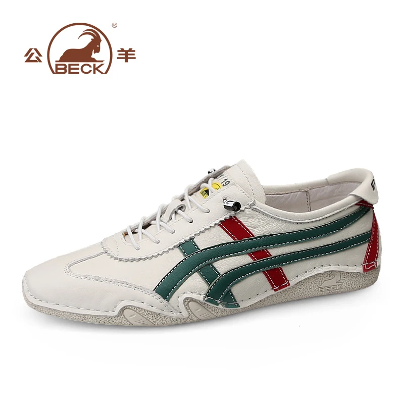 BECK/公羊男鞋秋冬百搭低帮新款透气休闲时尚潮鞋网红阿甘鞋8908