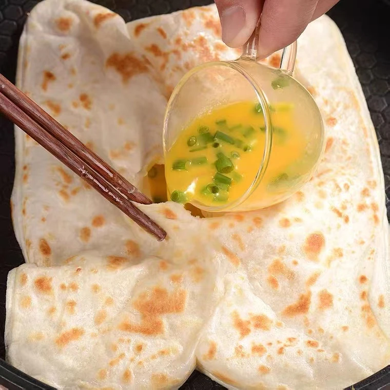 山东鸡蛋灌饼送酱料/营养早餐/健康速食/酥脆浓郁/半成品90g*20片