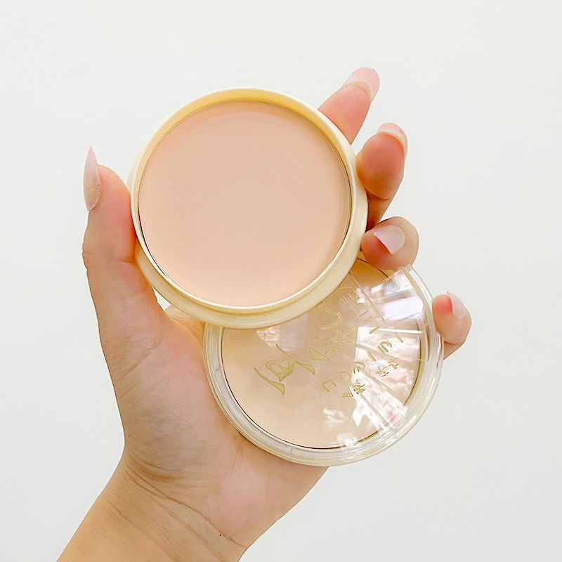 灵点豆乳粉饼修容白皙彩妆蜜粉提亮正品学生遮不易卡粉脱妆