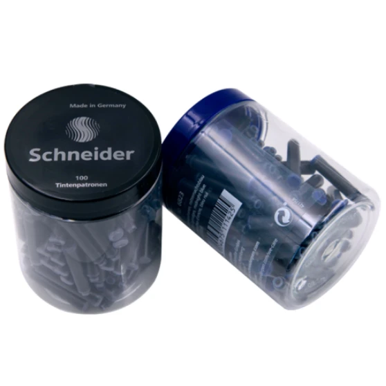 schneider/施耐德非碳素彩色墨胆钢笔不堵笔墨水胆/墨囊 欧标通用