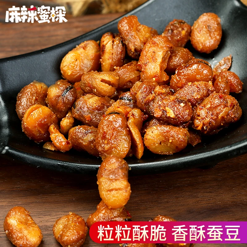 麻辣蜜探香酥蚕豆酥脆口味酥香风味香辣美味休闲手工醇香香脆酥脆