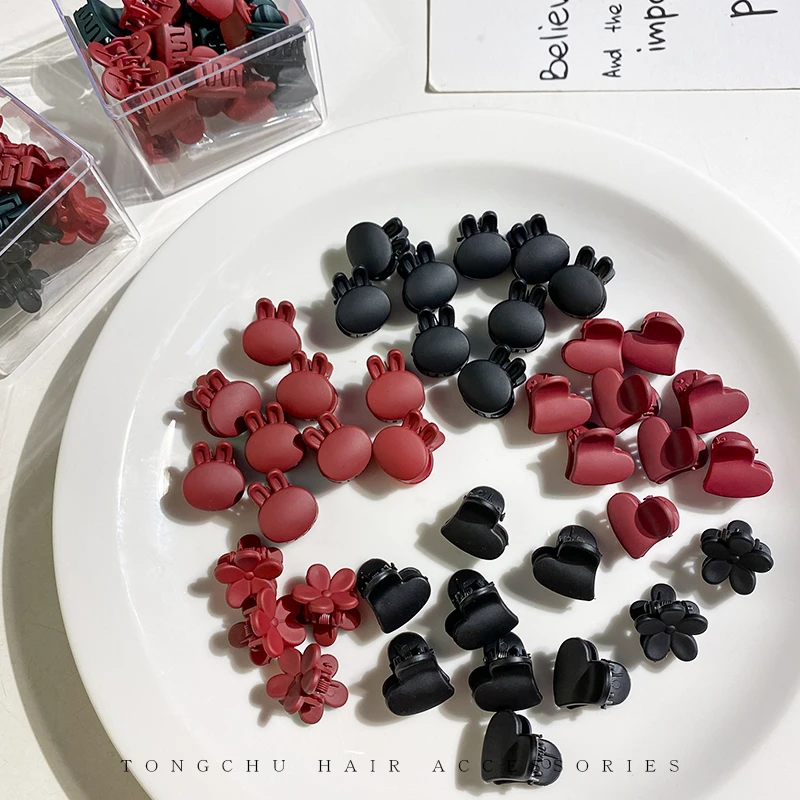爱心可爱小抓夹发饰小号网红刘海夹ins碎发夹侧边发卡迷你小夹子