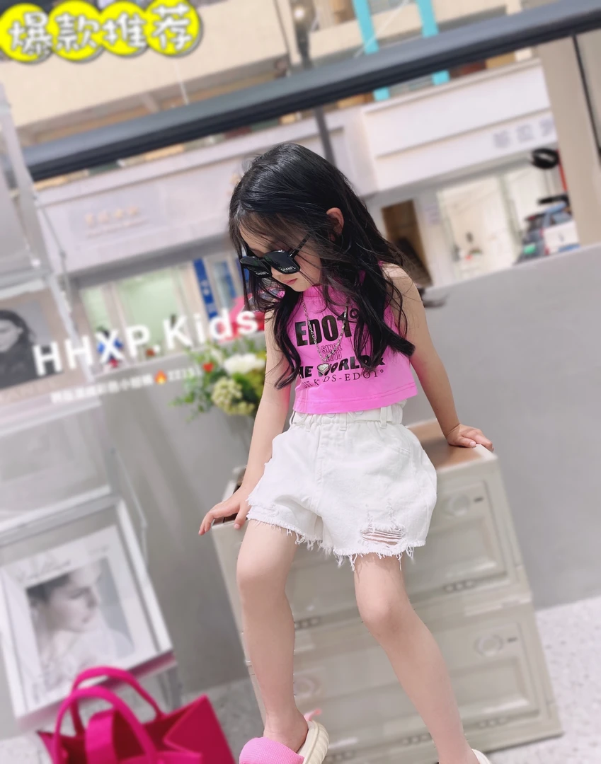 HHXP·kids 品牌定制童装 22151夏季时尚韩版五分裤