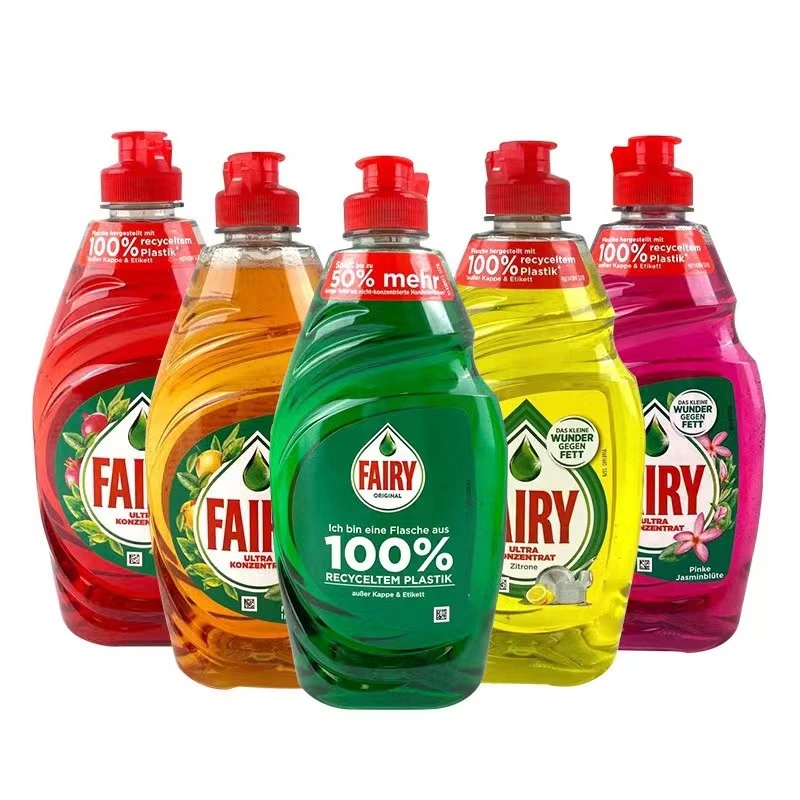 【三瓶装】德国Fairy浓缩洗洁精洗碗液可食洗果蔬奶瓶餐具450ml优惠