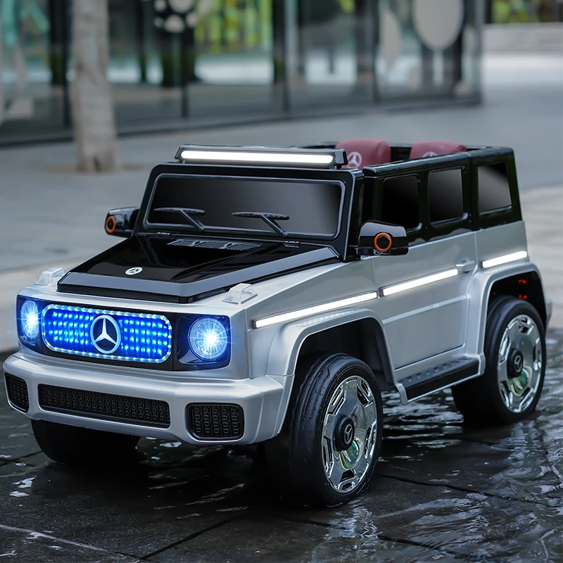 超豪华奔驰大G儿童电动车四轮双人宝宝遥控玩具汽车可坐人童车