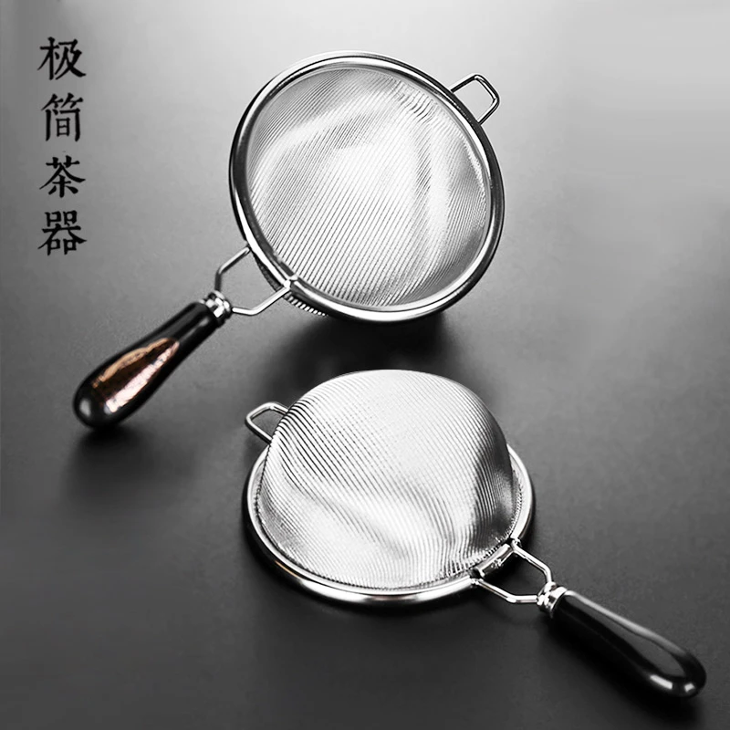 不锈钢茶漏网创意茶滤茶叶过滤器个性茶隔泡茶过滤网漏斗茶具配件