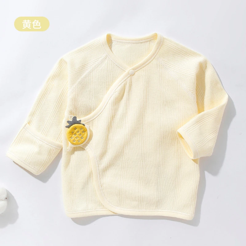 【新生儿无骨】婴儿半背衣春秋衣服四季纯棉初生宝宝和尚服上衣