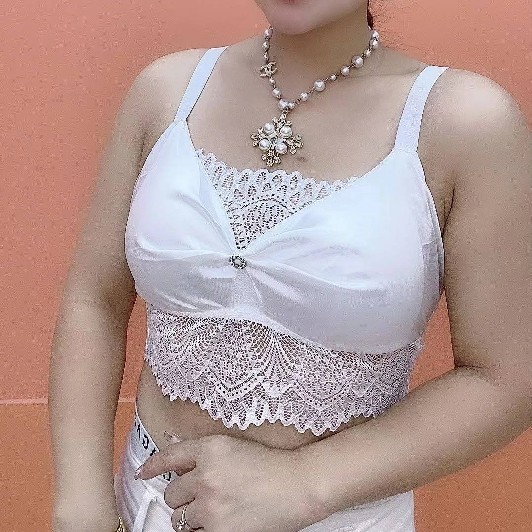 网红内衣新款2022爆款女小胸聚拢收副乳无钢圈无痕薄款夏季美背