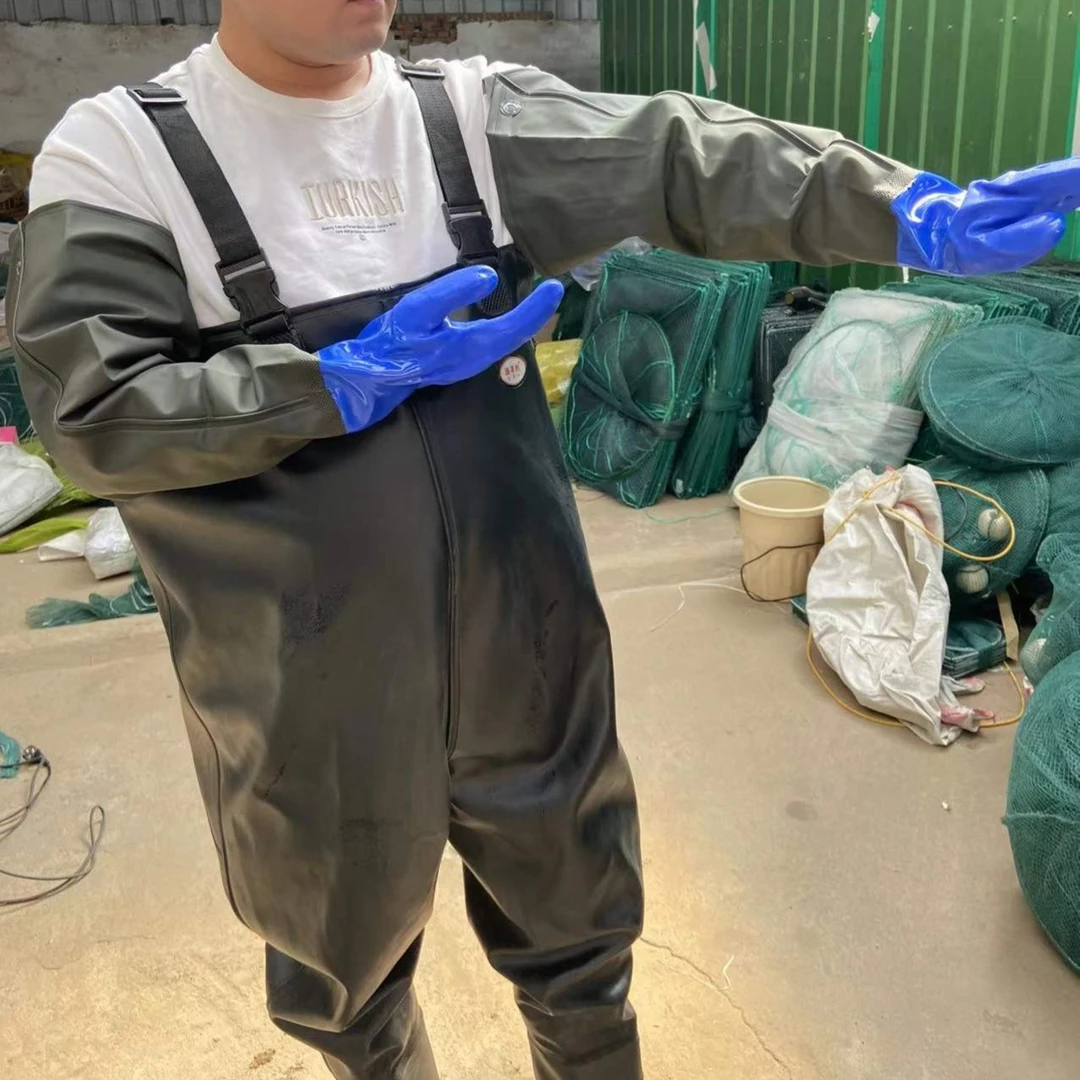 加长版70公分长下水手套加厚防刮耐磨男士