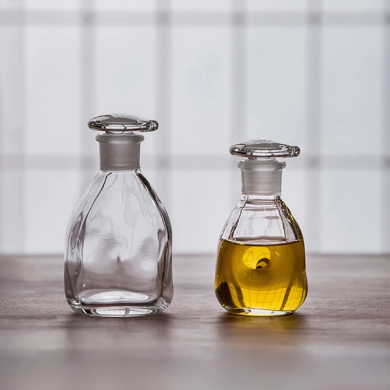 同合日本进口回流设计玻璃酱油瓶日式手作简约防漏餐桌调味油瓶子