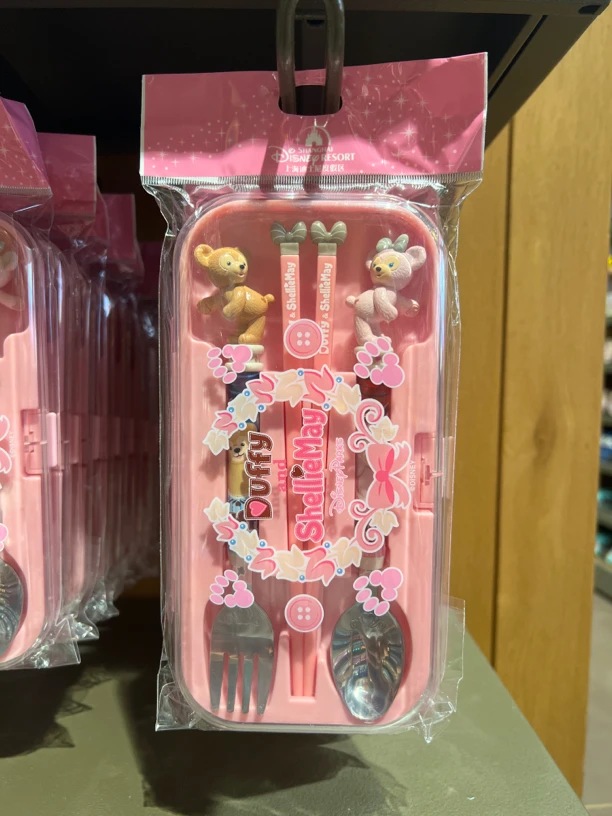 乐园正品达菲玫玫餐具玩偶套装