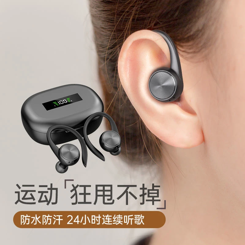 无线蓝牙耳机挂耳式双耳适用于华为小米苹果vivo运动听歌跑步降噪