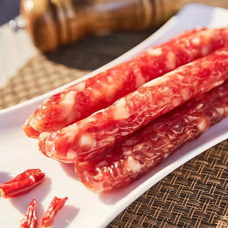 广式腊肠黄圃腊肠正宗广味香肠咸香腊味咸甜口味煲仔饭老少皆宜