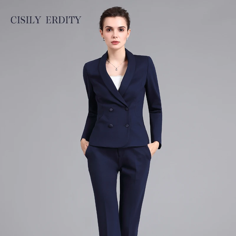 秋时尚职业套装女西服职业装西装套装女正装商务工装售楼部工作服