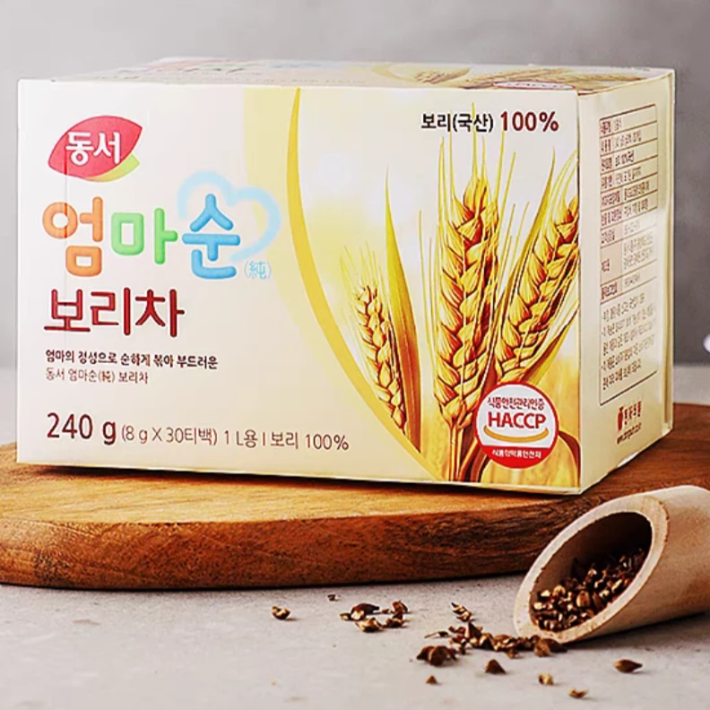 韩国东西大麦茶8g*30小包清香大麦茶冲饮茶包