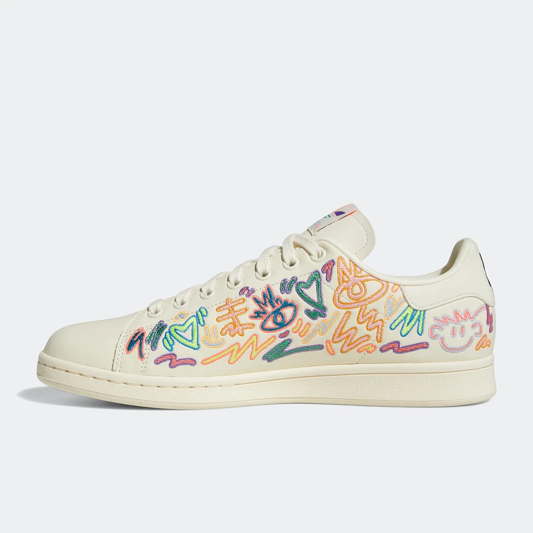 Adidas/阿迪达斯正品三叶草STAN SMITH PRIDE男女板鞋GX6394运动