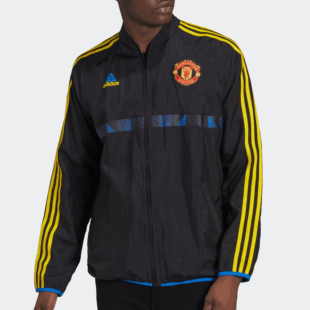 Adidas/阿迪达斯官方正品宽松男子曼联足球运动训练外套 GR3871