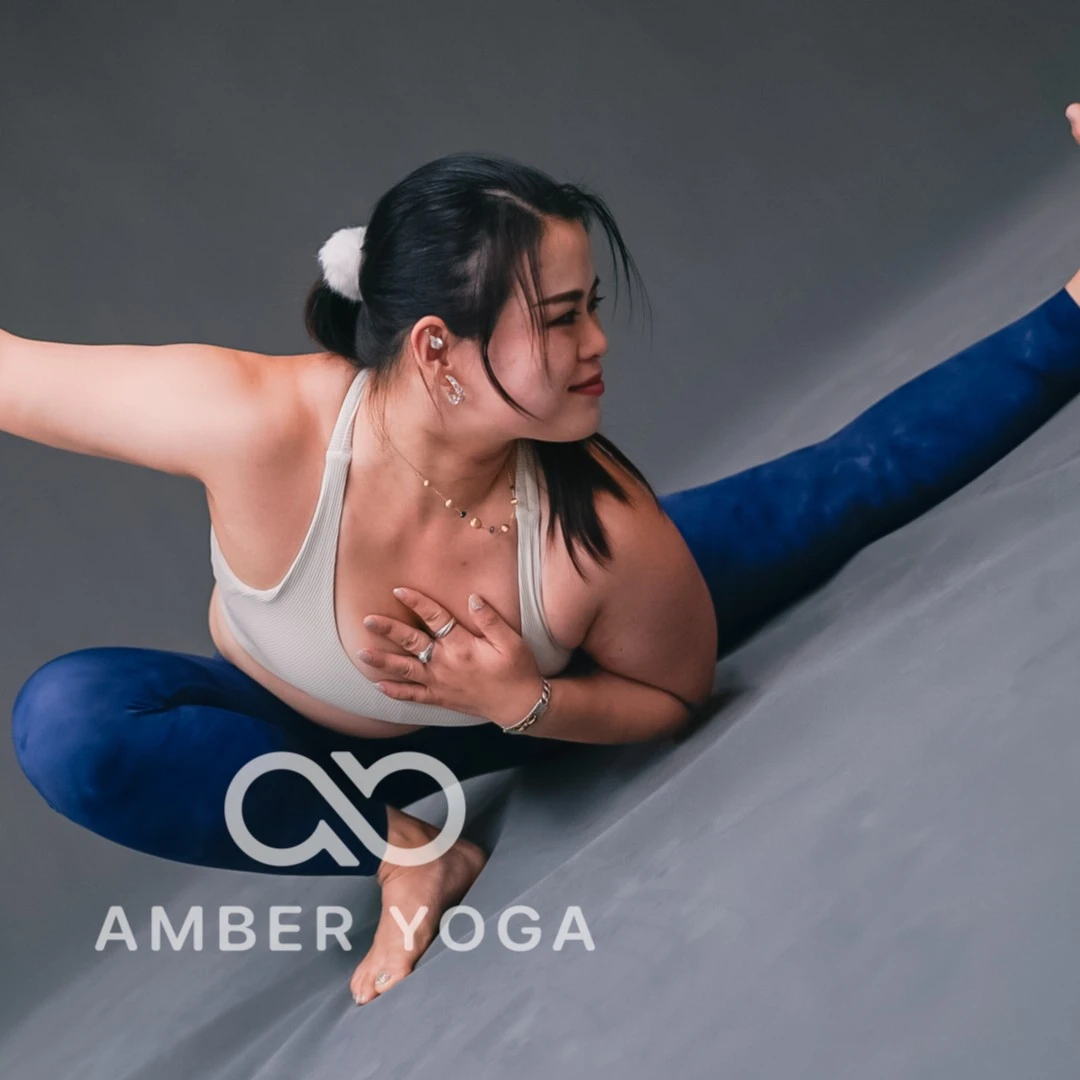 Amber老师同款扎染蓝紧身裸感速干高腰健身训练九分运动瑜伽裤