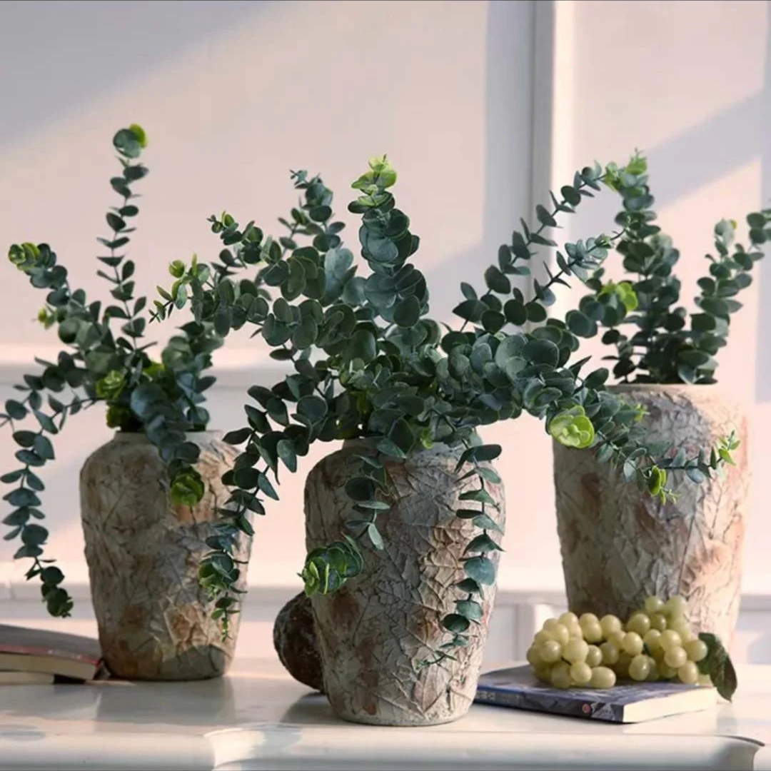 【法国尤加利叶】绿植摆件插花假花仿真花 家居摆件