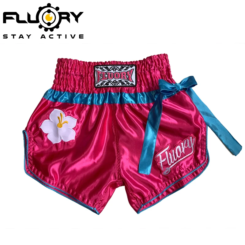 FLUORY火垒泰拳短裤散打搏击格斗训练比赛成人专业拳击裤运动裤衩