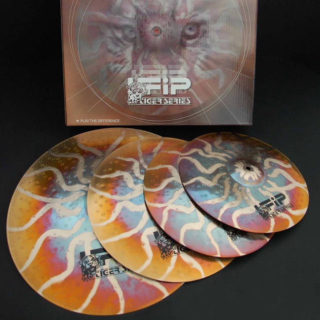 意大利UFIP镲片-tiger系列、爵士鼓、架子鼓、5片套镲