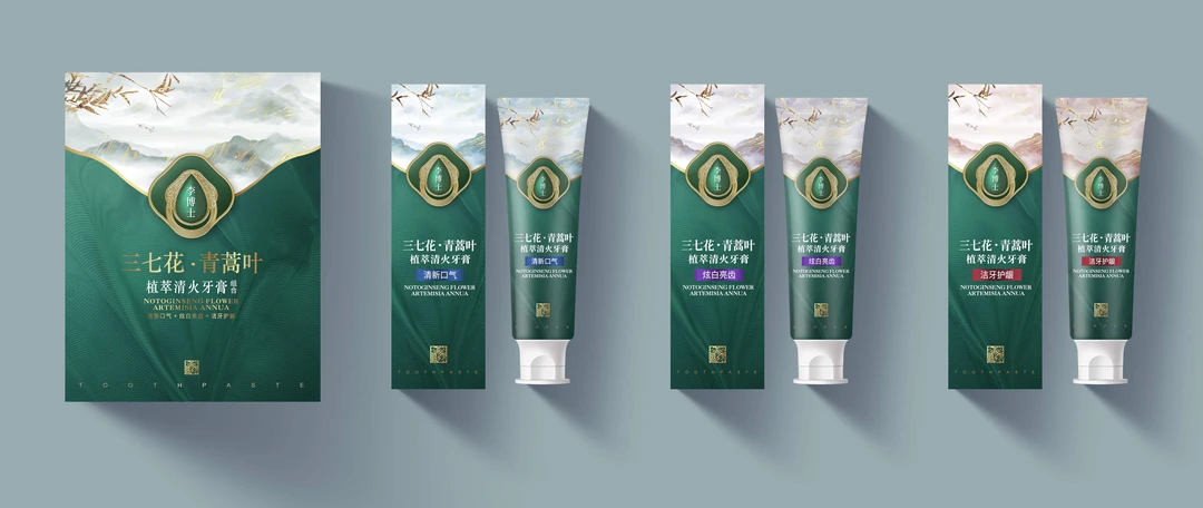 1 李博士植粹清火牙膏套装（清新口气+炫白亮齿+洁牙护龈）8410