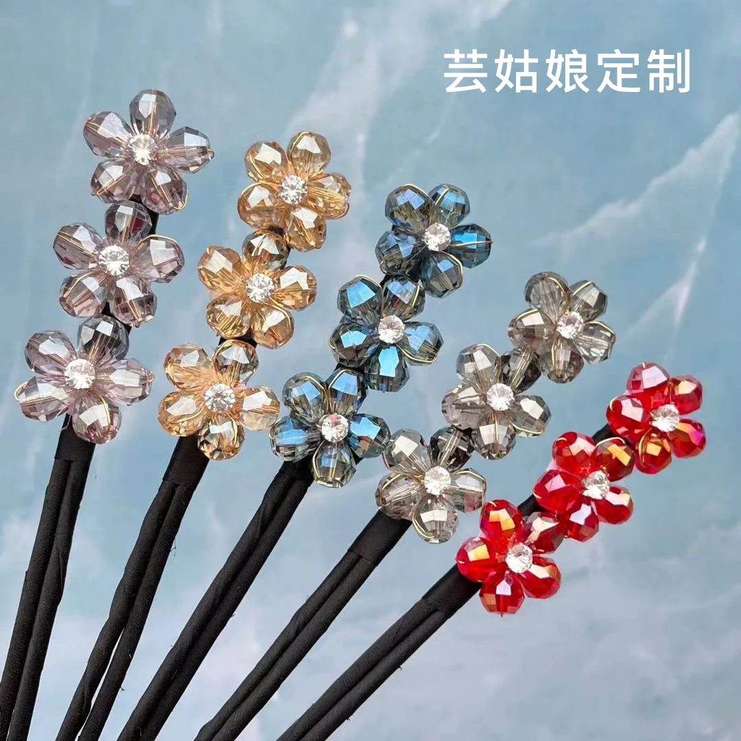 BEERIOO/蓓瑞欧 亚克力发饰 芸芸高端定制梅花盘发棒