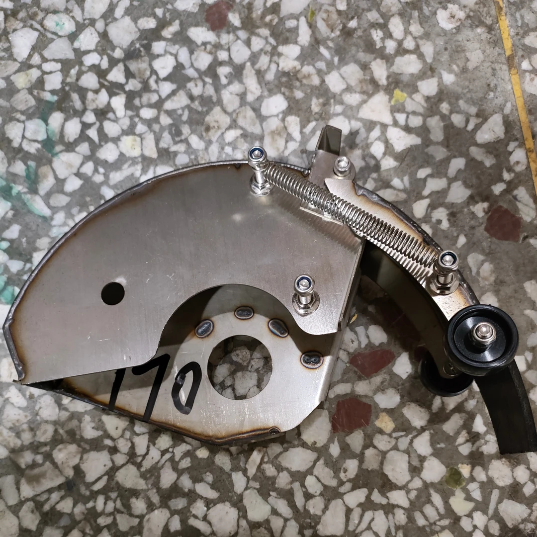 170-43角磨机改装护罩不锈钢加水防护罩无死角防尘罩加水防护罩