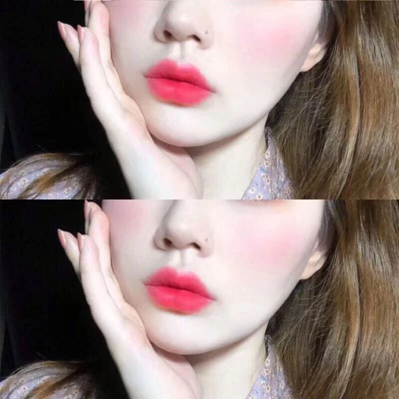 桃花粉色女团色嫩粉色芭比粉滋润哑光唇膏显白学生党纯欲风