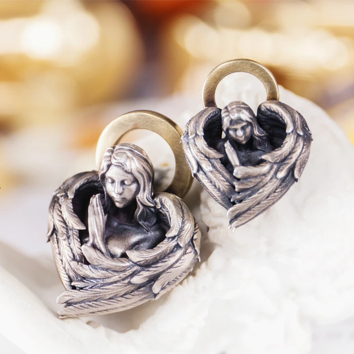 VULCAN/伏尔甘 吊坠925银 VULCAN伏尔甘天使吊坠欧洲圣牌项链