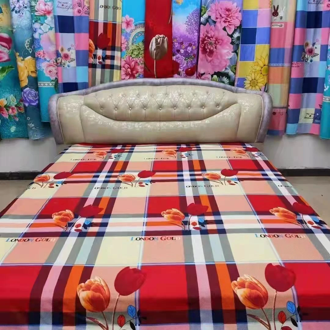 方格郁金香     大布料