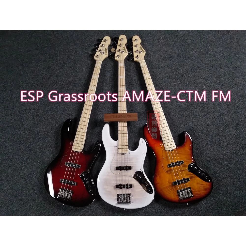 【莱茵乐器】ESP Grassroots G-AMAZE-CTM FM/M STW主动电路贝司